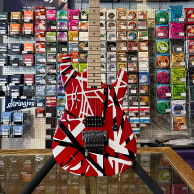 EVH Striped Series Electric Guitar 2013 - Present - Red/Black/White image 1