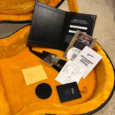 QUILT 👵! 2025 Gibson Custom Shop Les Paul Custom 7A Quilt Top M2M Made To Measure Northen Lights Ebony Fretboard Special Order Figured F Q 5A 7A 1960 V2 Neck Nordic Blue Blueberry Cobalt Trans Aqua Custombucker Pickups Gold Hardware Full Gloss image 24
