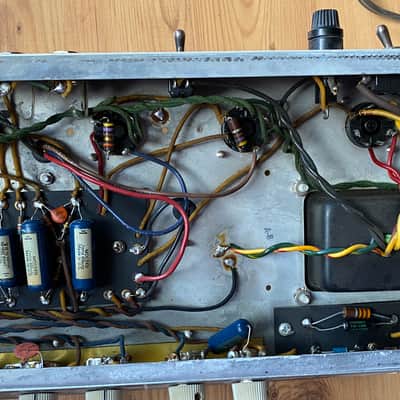 Fender Tremolux Piggy Back Amp 1962 - Beige Tolex image 11