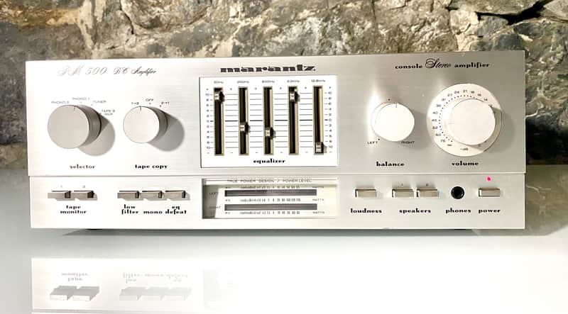 Vintage Marantz PM500 Stereo Integrated Amplifier with 5 Band EQ