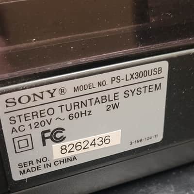Sony/Bose PORTABLE TURNTABLE SYSTEM. TINY HI-FI. AMAZING SOUND 2000's B&W image 5
