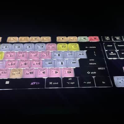 LogicKeyboard TITAN Wireless Backlit Keyboard for Avid Pro Tools - Mac LogicKeyboard TITAN Wireless Backlit Keyboard for Avid Pro Tools - Mac 2025 - Black image 1