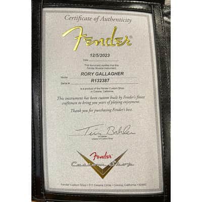 Fender Custom Shop Rory Gallagher Signature Stratocaster Relic, Rosewood Fingerboard, 3-Color Sunburst image 9