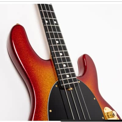Ernie Ball Music Man StingRay 4 H Special, Cherry Punch / Ebony image 7