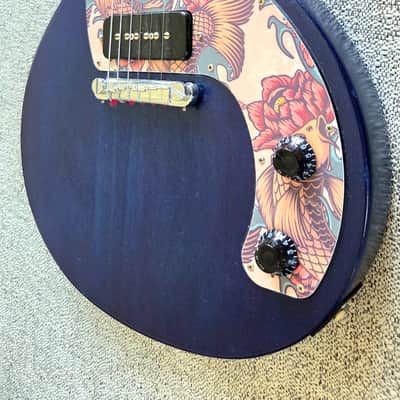 Gibson Les Paul Junior Tribute DC with Side-Mounted Input Jack 2019 - 2020 - Blue Stain image 2