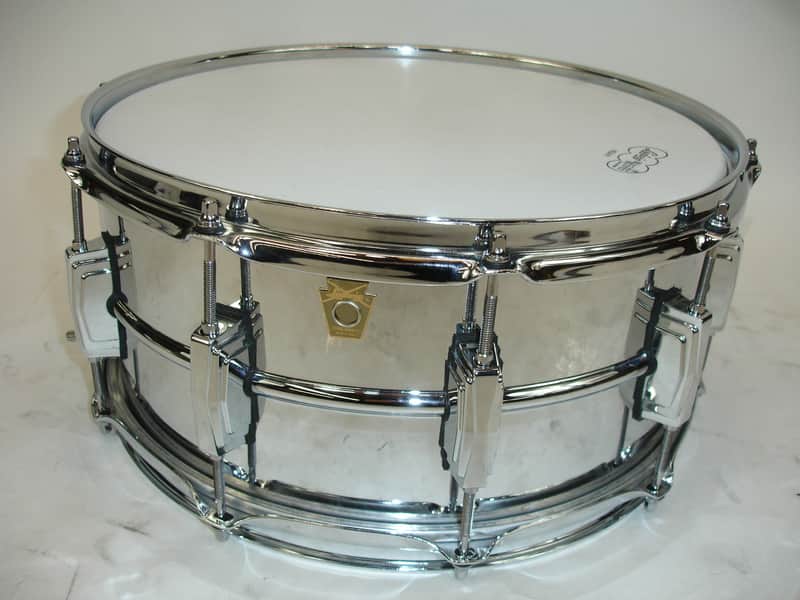 Ludwig Supraphonic 14" x 6.5" Snare Drum, Chrome image 1