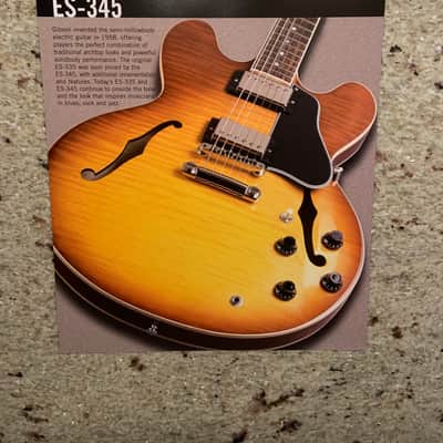 2002 Gibson ES-335 & ES-345 Spec Flyer! image 1
