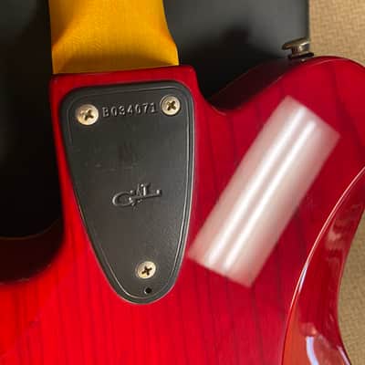 G&L ASAT 4 String Bass mid-90s - Clear Red with Top Binding image 16