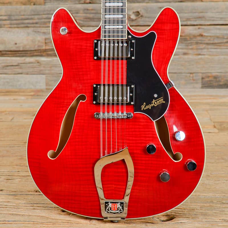 Hagstrom Viking Deluxe Cherry image 1