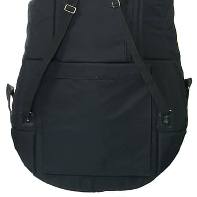 1/4 Heavy-Duty Cordura Deluxe Double Bass Gig Bag, Black image 2