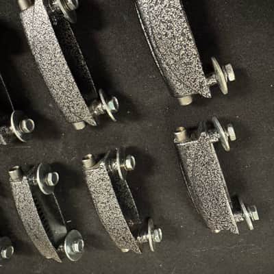 Gretsch Broadkaster Snare Lugs (10) Double-End 90’s - 00’s - Gunmetal image 4