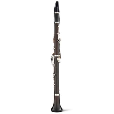 Backun Alpha Plus Grenadilla Student A Clarinet with Removable Eb Key - Silver Plated image 2