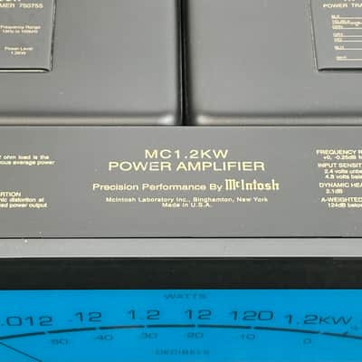 McIntosh MC1.2KW 1200 Watt Monoblock Power Amplifier - Single image 7
