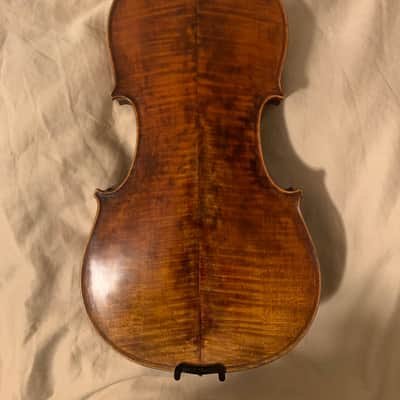 Violin Antonio Stradivarius label German violin 1800s Brown image 14