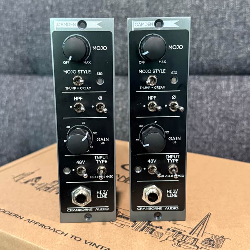 Cranborne Audio Camden 500 Series Microphone Preamps - 2 UNITS