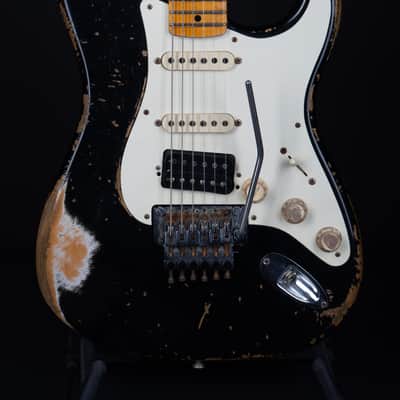 Fender Jason Smith Masterbuilt 1956 Stratocaster Ultimate Retro Floyd 2012 - Black image 3