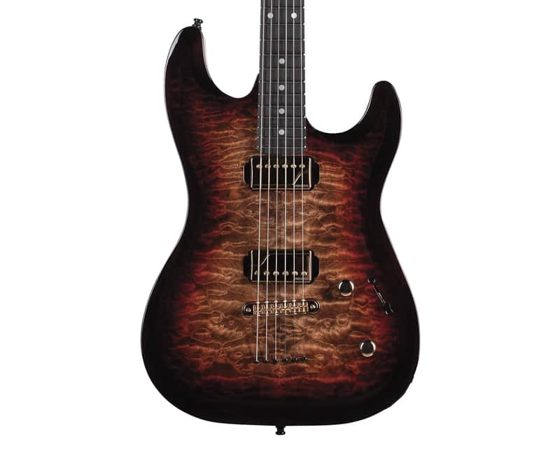 Godin Artisan ST-II EN Electric Guitar - WhiskeyBurst w/Ebony FB image 1