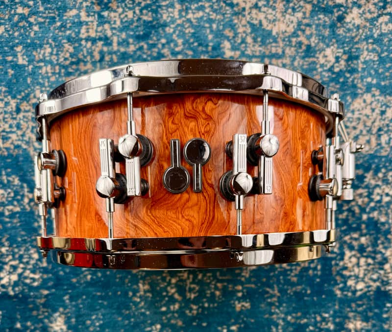 (CUSTOM-ORDERED) 14 x 6.5 Sonor SQ2 Mountain Burl Snare Drum (EARLY MODEL) image 1