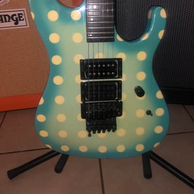 Kramer Vintage Nightswan 1988-89 - Light Blue Polka Dot image 2