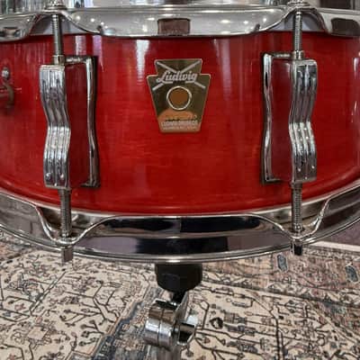 Ludwig Classic Maple 5x14" Snare Drum - Red image 2