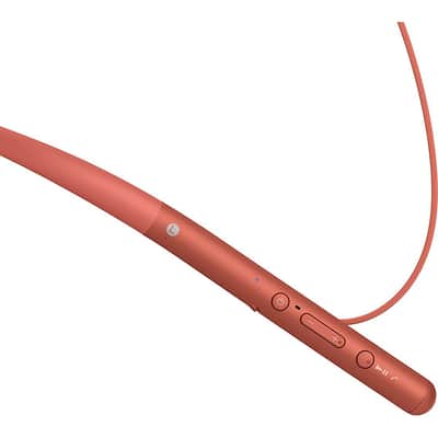 Sony WIH700/R Hi-Res Wireless Bluetooth In Ear Headphones, Red image 7