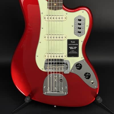 Fender Vintera III Early '60s Bass VI - Candy Apple Red image 2