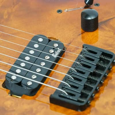 7-String Electric Guitar - Burl Top & Okoume Body image 5