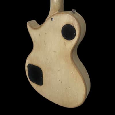 AXL Badwater 1216 Les Paul in Distressed Natural image 4