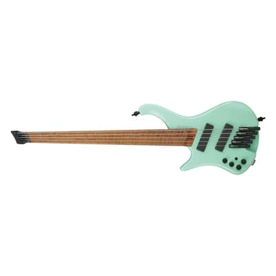 Ibanez EHB1005MSL Left-Handed 5-String Ergonomic Multi-Scale Bass Seafoam Green Matte + Gig Bag Brand New EHB 1005 MS L SFM EHB1005MS L-SFM image 1