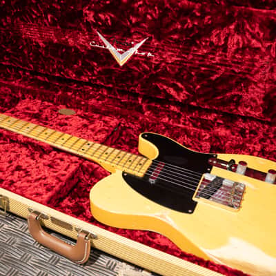 Fender Custom Shop Limited Edition 70th Anniversary Broadcaster Heavy Relic 2020 - Aged Nocaster Blonde image 5