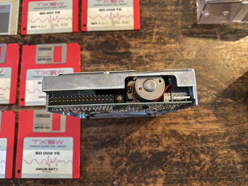 Yamaha TX16W Parts Floppy Drive & Sound Library Manual | Reverb