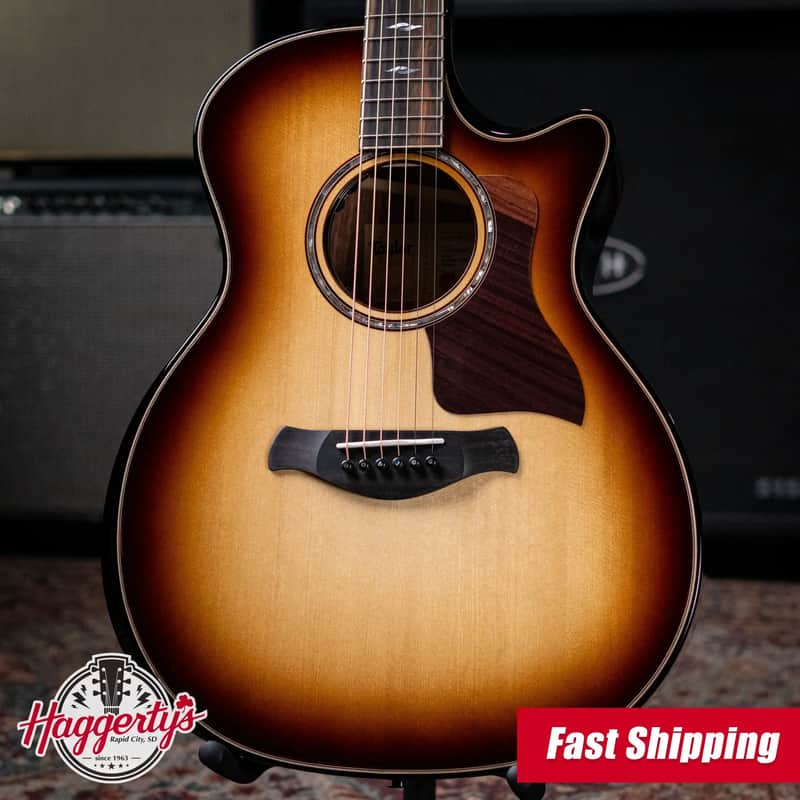 Taylor Next Generation Builder's Edition 814ce Grand Auditorium Acoustic/Electric Guitar - Adirondack/Honduran Rosewood with Hardshell Case - Factory Demo image 1
