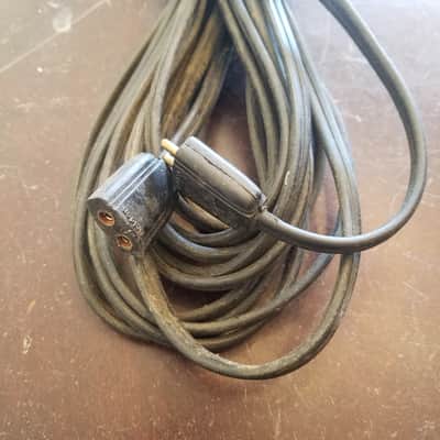 Belden Bell & Howell 2-pin 25' power cable electric cord extension stubby rare 1950s image 3