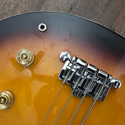 1998 Epiphone Jack Casady Signature Bass Rare Sunburst image 13