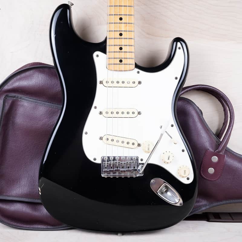 Fender ST-72 Stratocaster Reissue MIJ 1989 Black Made in Japan w/ Bag image 1