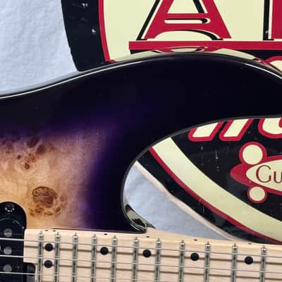 Charvel Pro-Mod DK24 HSS FR M Poplar Guitar with Soft Case 2021 - Purple Sunset / Maple neck image 5