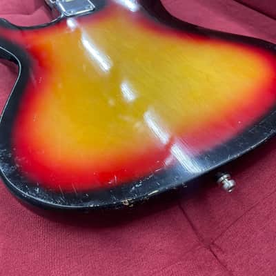Teisco S-Style Electric Guitar - Sunburst image 9
