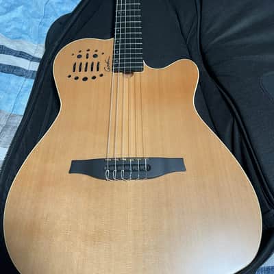 Godin ACS-SA Nylon 2020’s - Natural. With Roland GR-20 Synthesizer. image 2