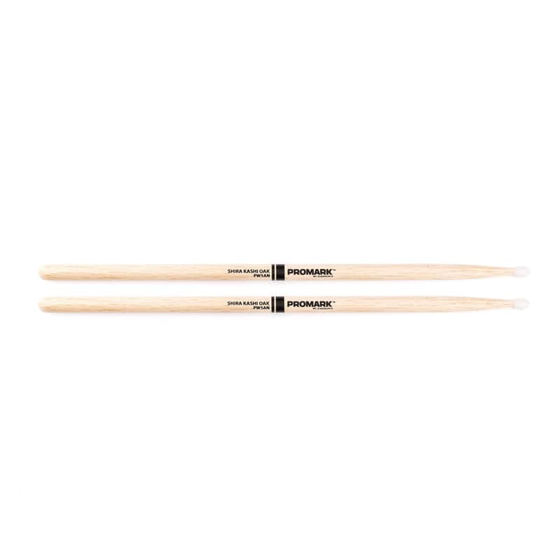 Promark Shira Kashi Oak 5A Nylon Tip Drumstick image 1