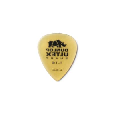 Dunlop Ultex Sharp Guitar Picks 1.14mm (6-Pack) - Set of Picks image 3