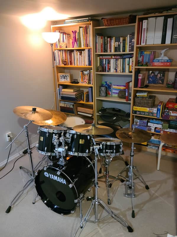 Yamaha Birch Custom Absolute Early 2000s - Piano Black image 1