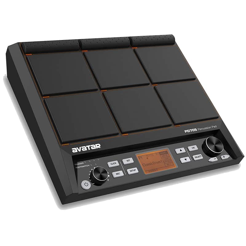 Avatar PD705 Percussion Sample Pad 9-Trigger Multipad Tabletop Electric Drum USB MIDI image 1