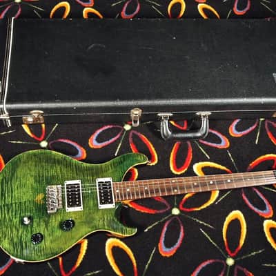 1992 Paul Reed Smith PRS CE-24 Flame Top ~ Vintage Pre-factory ~ Emerald Green image 13