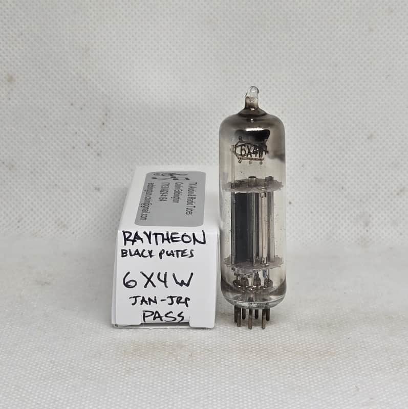 Raytheon JAN 6X4W Balanced Single NOS Rectifier 6X4 EZ90 image 1