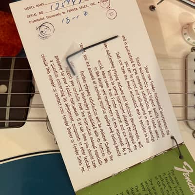 Fender Stratocaster 1965 - Lake Placid Blue image 6