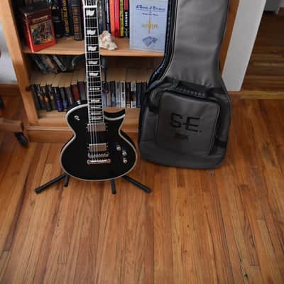 ESP E-II Eclipse BB, 2020, Black Satin with EMG's, Nice condition image 18