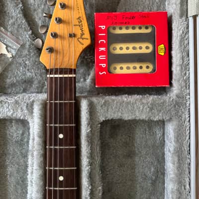 Fender ST-62 Stratocaster MIJ 1990-91 Baltic Blue with hardcase and 2 sets of pickups image 9