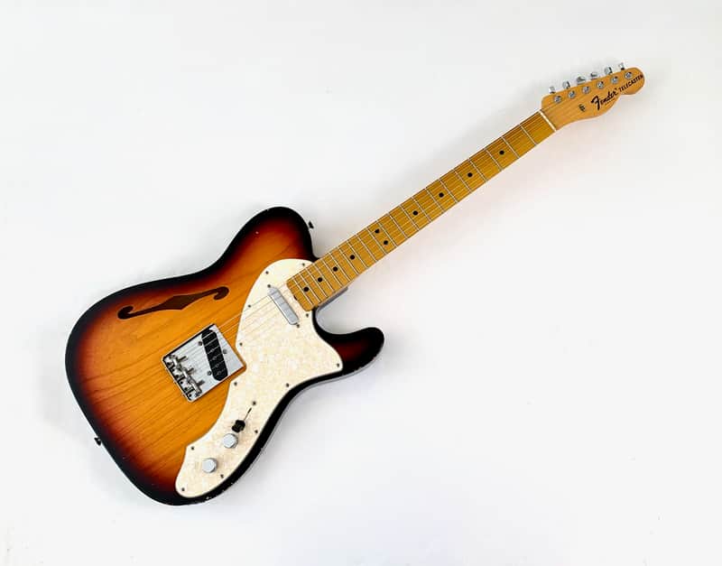 Fender Telecaster Thinline 68 Greg Fessler Masterbuilt 2010 Custom Shop Sunburst image 1