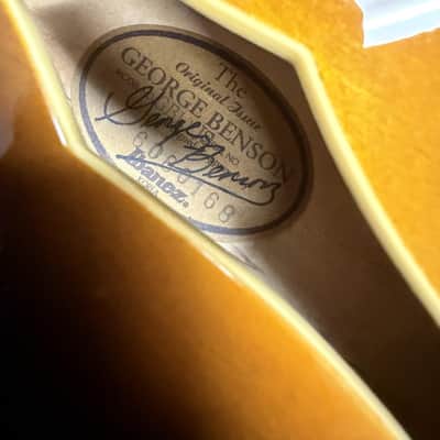 Ibanez GB10JS George Benson Signature  Electric Guitar – Vintage Sunburst – Johnny Smith Pickup – OHSC image 7