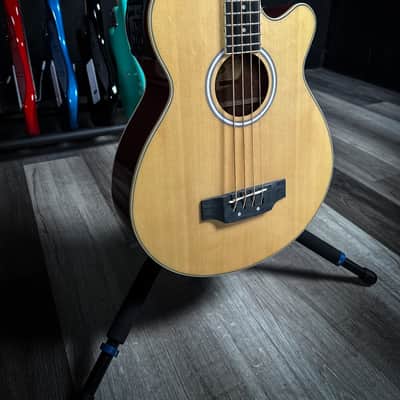 Washburn AB5K Acoustic/Electric Bass - Natural image 3